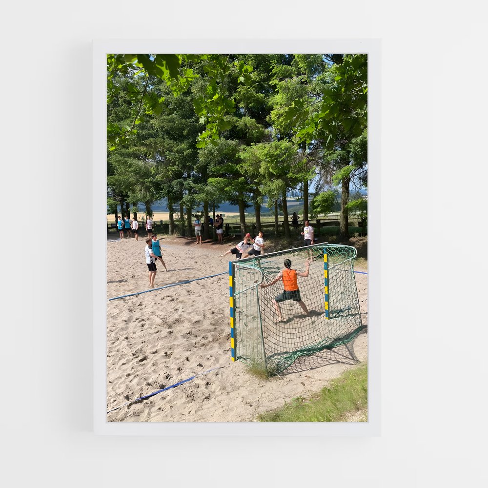 Poster Beach Handball Fun (vue 3)